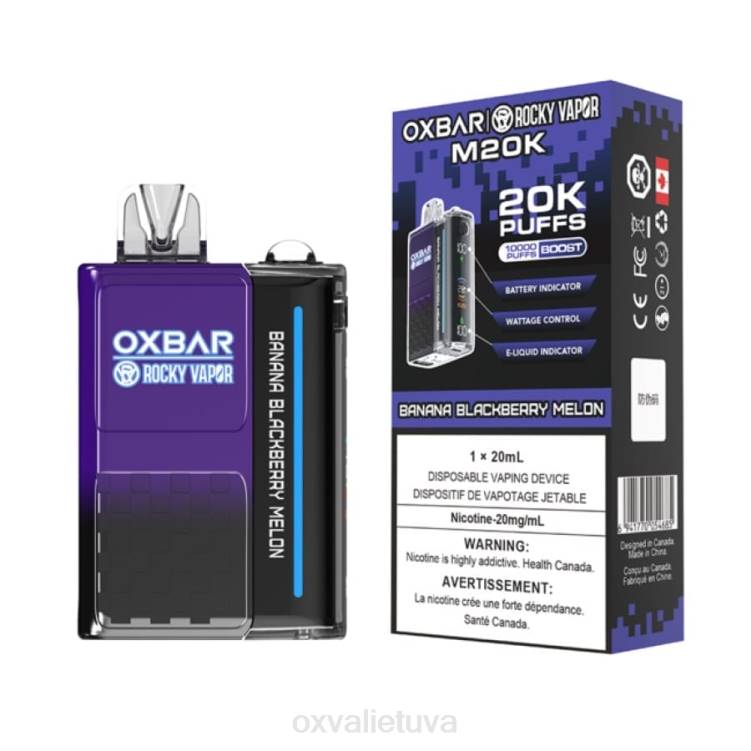 OXVA Disposable Pod - braškių cc DF8N3 OXVA OXBAR M20K