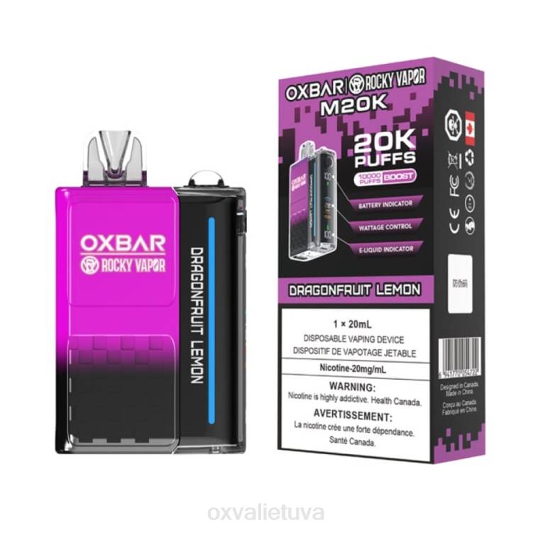 OXVA Vape Sale - drakonų citrina DF8N4 OXVA OXBAR M20K