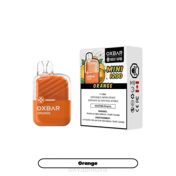 OXVA Vape Flavors - oranžinė DF8N7 OXVA OXBAR MINI 1200