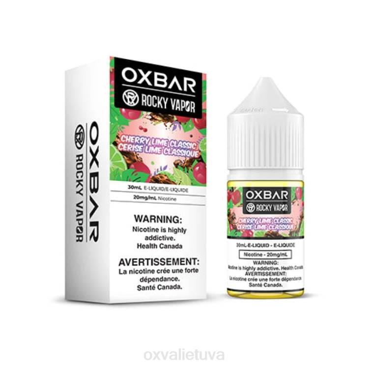 OXVA Price - vyšnių laimo klasika DF8N49 OXVA OXBAR 30 ml druskos nic