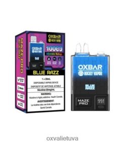 OXVA Price - OXVA OXBAR labirintas pro 10000 8VDPX26 mėlynas razz