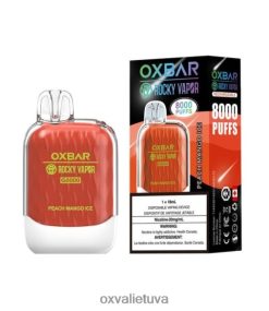 OXVA Vape Sale - OXVA OXBAR g8000 8VDPX39 persikų mango ledas