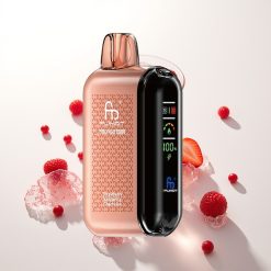 Fumot Tornado 20000 Braškių Aviečių Vyšnių Ledas su Dviguba Tinklelio Apvija ir Oro Srauto Kontrole