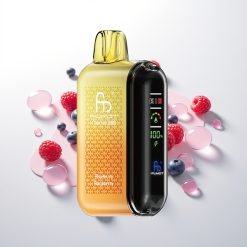 Fumot Tornado 20000 Mėlynųjų aviečių avietės dviguba tinklelio ritė išmanioji ekrano sistema