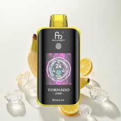 Fumot Tornado 25000 Banano Ledas Ekranas Baterija