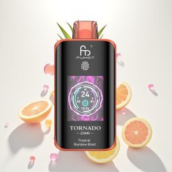 Fumot Tornado 25000 Tropinė Vaivorykštės Eksplozija su HD Ekranu ir 20ml Skysčio