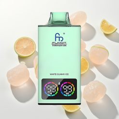 Fumot Tornado 35000 Baltasis Guminukų Ledas su Dviguba Tinklelio Apvija ir 15ml Skysčio