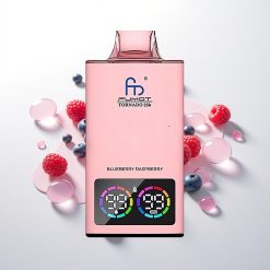 Fumot Tornado 35000 Mėlynųjų aviečių avietės dvigubos tinklelio USB-C