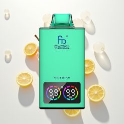 Fumot Tornado 35000 Vynuogių Citrina Su Dvigubu Tinklu ir RGB Šviesomis