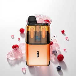 Fumot Ultra T32000 Mėlynųjų ir vyšnių spanguolių - vyšnių ledas su 800mAh ir Type-C