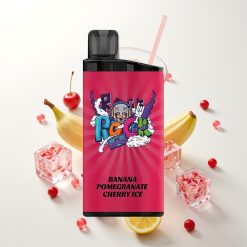IGET Bar 3500 Bananas Granatas Vyšnia Ledas 1400 mAh 1.2 Ohm Tinklelio Ritė