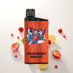 IGET Bar 3500 Braškių Kiwi Ledas 1.2 Ohm Tinklelis 1400 mAh