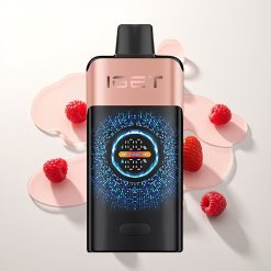 IGET ONE 12000 Braškių Aviečių Didelis Išlenktas Spalvotas Ekranas 2700 mAh