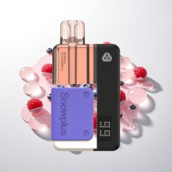 Snowplus Swift 15000 Puffs Pod Kit Mėlynųjų serbentų rūgštinė avietė su dviguba tinklelio kaitinimo sistema ir 1000 mAh baterija