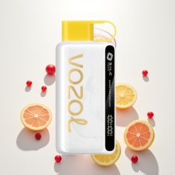 VOZOL STAR 9000/12000 Vyšnių Persikų Limonadas su Pakartotinai Perdirbtu Plastiku ir Greitesniu Įkrovimu