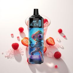 JNR Alien 10000 Braškinė Aviečių Vyšnių Ledas su 850mAh ir RGB Šviesomis