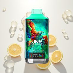 JNR Falcon X 18000 Rūgštus Obuolys Ledas 750mAh Dvigubas Tinklas