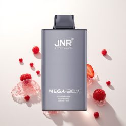 JNR Mega Box 25000 Braškių Aviečių Vyšnių Ledas su 850mAh ir Dvigubu Tinklu