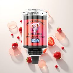 JNR Mega Shisha Hookah 100K Braškių Sultys su 2200mAh ir 60ml Talpa