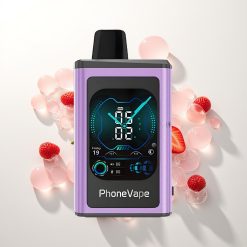 JNR PhoneVape 30000 Braškinių ledų turbo ekranas