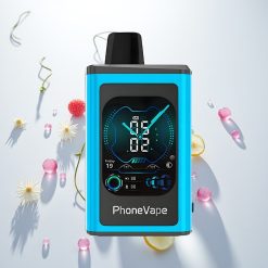 JNR PhoneVape 30000 Mėlynasis Šaltasis Avietinis Turbo Ekranas