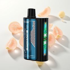 JNR Radiance 31000 Vasaros Persikų Ledas su 28ml Skysčio ir Dviguba Tinklelio Apvija