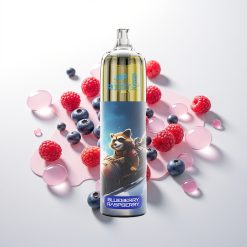 JNR Rocket-X 12400 Mėlynųjų aviečių ir aviečių reguliuojamas oro srautas 850 mAh