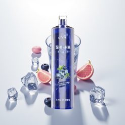 JNR Shisha Hookah 12000 Mėlynųjų Uogų Ledas 750mAh 24ml