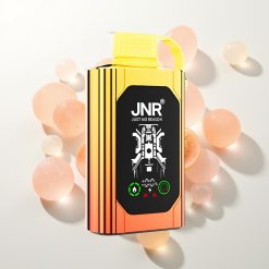 JNR Shisha Hookah Box 20500 Sultingos Persikos HD Ekranas 25ml Dviguba Tinklelio Apvija