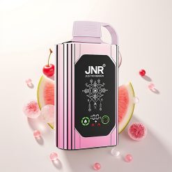 JNR Shisha Hookah Box 20500 Vyšnių Arbūzo Šaltis su HD Ekranu ir 25ml Skysčio Talpa