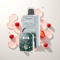 JNR VapeWatch 30000 Braškinis Ledas 1000mAh Dual Mesh