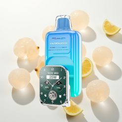 JNR VapeWatch 30000 Rūgštus Obuolio Ledas su 1000mAh ir Dviguba Tinklelio Apvija