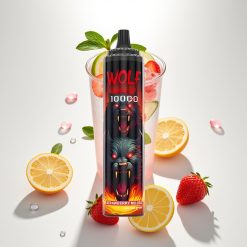 JNR Wolf Niplo 10000 Braškinis Mojitas 20ml 1.0Ω