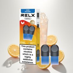 Relx Pod Pro 2 Vape Device Gėrimas-Ledinis Pokaris 1.9ml 3 Režimai 2/3 Pūslės