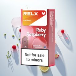 Relx Pod Pro 2 Vape Device Mėlynasis Avietinis 1.9ml 3 Režimai