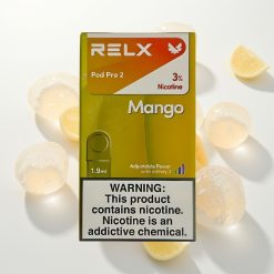 Relx Pod Pro 2 Vape Device Mango Ledas su 1,9ml ir 3 Įtampos Režimais