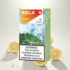 Relx Pod Pro 2 Vape Device Mentolė Xtra Pro 2: 1.9ml / 3 Režimai