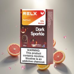 Relx Pod Pro 2 Vape Device Tamsus Žibėjimas Pro 2: 1.9ml, 3 Režimai (Eko, Švelnus, Stiprus)