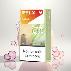 Relx Pod Pro 2 Vape Device Vynuogės Obuolys 1.9ml 3G 2/3p
